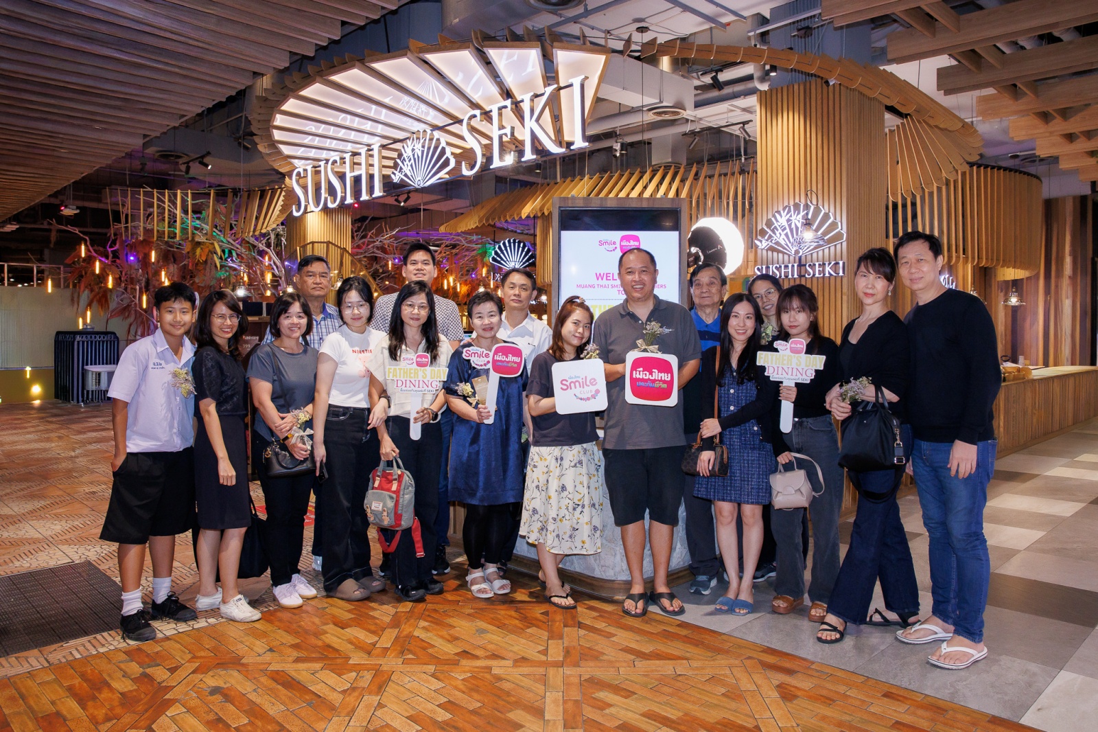 เมืองไทยสไมล์คลับ จัดกิจกรรม Special Dining มื้ออร่อยกับคุณพ่อที่ SEKI